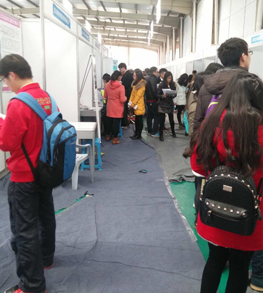 僑洋實業遠赴武漢大學招賢納士 僑洋實業遠赴武漢大學招賢納士