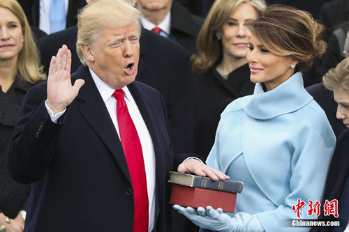 特朗普就職宣誓 特朗普就職宣誓