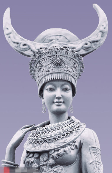 仰阿莎雕像效果圖